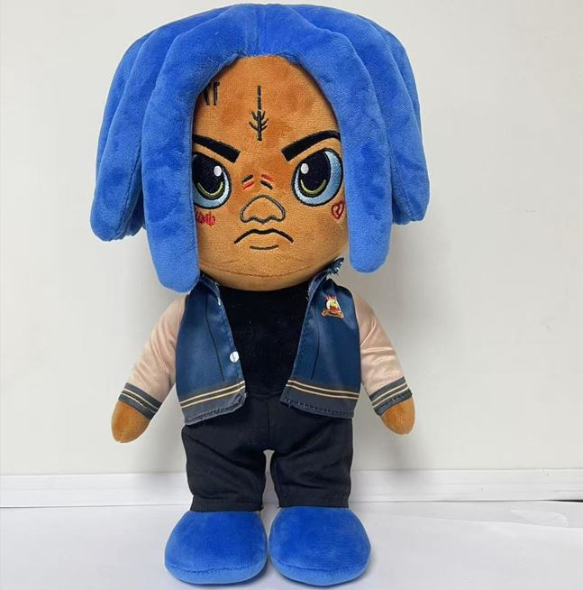 X Plushie Blue Hair